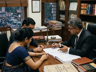 Divorce lawyer consultation family law Mumbai legal discussion