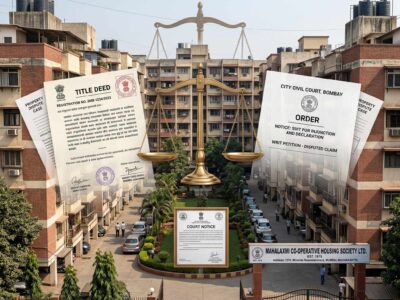 Housing society dispute Mumbai legal property ownership issue