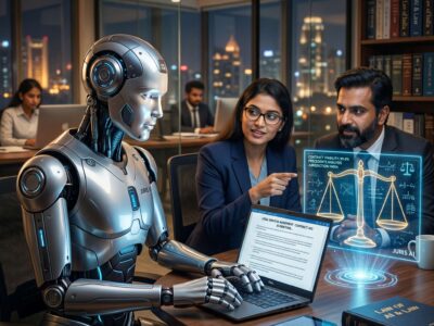 AI-generated contract legal validity India technology law concept