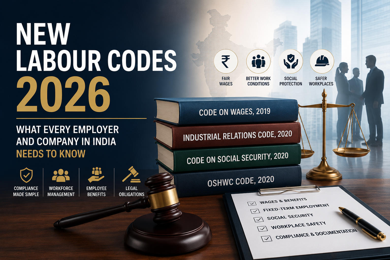 New Labour Codes 2026: What Employers in India Need to Know